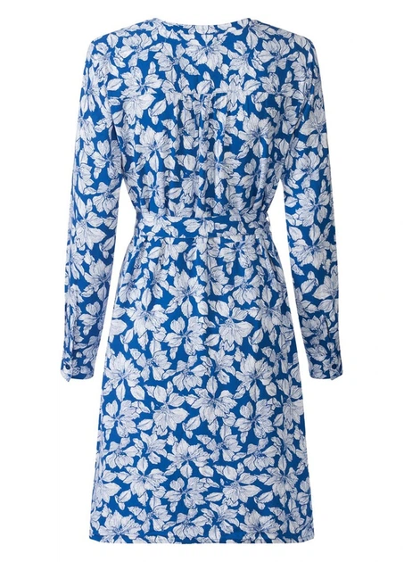 پیراهن جلو دکمه گلدار